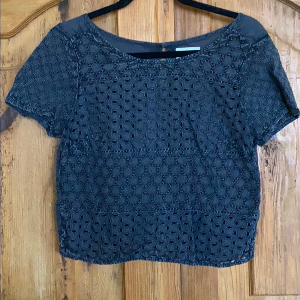 American Eagle eyelet top